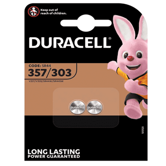 Duracell SR44 / D357 / D303 - Watch battery - 2 pcs
