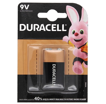 DURACELL E / 9V Basic Battery (1 pc)