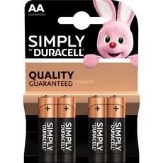 Duracell Plus Simply AA batteries - 4 pcs.
