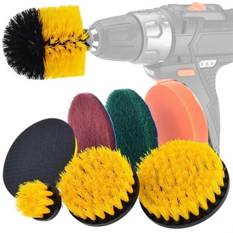 Drill brushes - Polishing brushes - Brush set - Combo Kit - 19 pcs