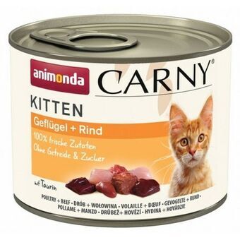 Cat food Animonda Carny Kitten Veal Birds