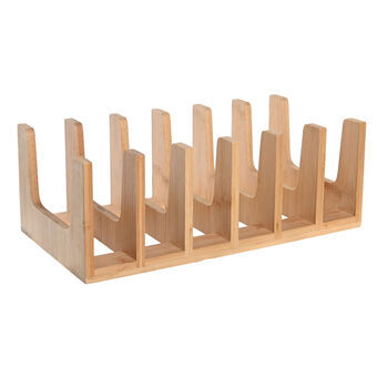 Drainer DKD Home Decor Natural Bamboo (35 x 18 x 12,6 cm)