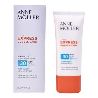 Facial Sun Cream Express Double Care Anne Möller SPF 30 (50 ml)