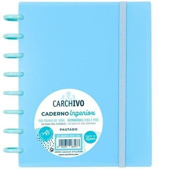 Notebook Carchivo Ingeniox A5 Blue 100 Sheets