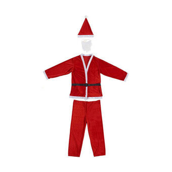 Costume for Adults Father Christmas One size White Red