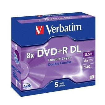 DVD-R Verbatim VB-DPD55JC 8,5 GB 8x 5 pcs 5 Units