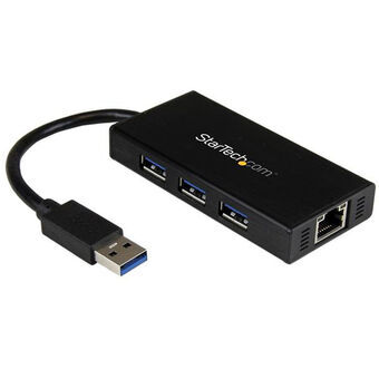 USB Hub Startech ST3300GU3B Black