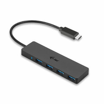 USB Hub C i-Tec C31HUB404 Black