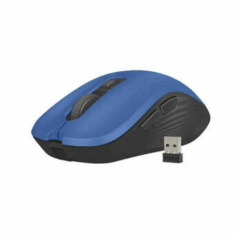 Wireless Mouse Natec ROBIN 1600 DPI Blue Not applicable Black/Blue