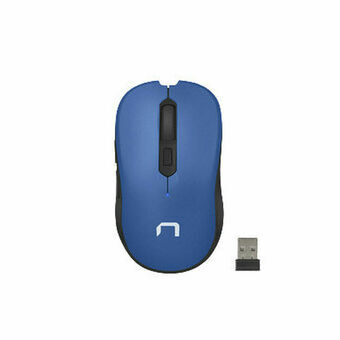 Wireless Mouse Natec NMY-1651 1600 dpi Blue Multicolour Black/Blue