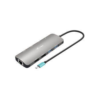 USB Hub i-Tec C31NANOHDM2DOCPD 100 W Silver