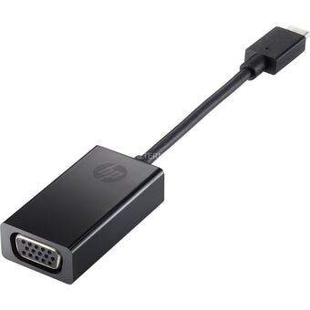 USB C to VGA Adapter HP P7Z54AA#ABB Black