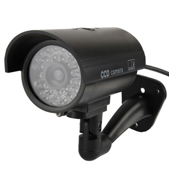 Realistic Dummy camera with flashing LED light
