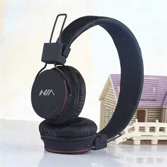 Wireless super sound headphones incl. FM Radio / Memory Card - Black