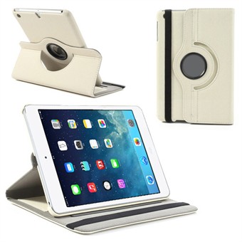 Textile Rotary Case - iPad Mini 1/2/3 (Cream)