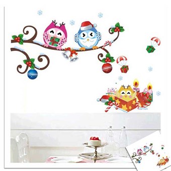 TipTop Wallstickers Children / Kids Room Wall Stickers Two Owls Cartoon