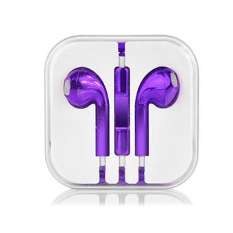 Metallic EarPods for Music - Dark Purple