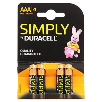 Duracell Simply AAA battery - 4 pcs.