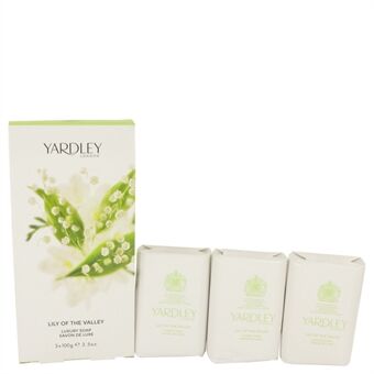 Lily of The Valley Yardley by Yardley London - 3 x 104 ml Soap 104 ml - for women