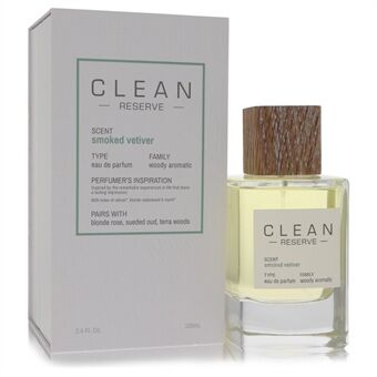 Clean Smoked Vetiver by Clean - Eau De Parfum Spray 100 ml - for women