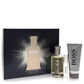 Boss No. 6 by Hugo Boss - Gift Set -- 3.3 oz Eau De Toilette Spray + 0.3 oz Mini EDT Spray  + 3.4 oz Shower Gel - for men