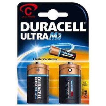 Duracell C / MN1400 / Baby Ultra Power Batteries (2 pcs)