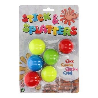 Sticky Stretch Globbles Balls, 6pcs