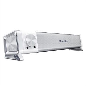 BLUEDIO LS Bluetooth 5.0 USB Computer Desktop Speaker Analog 7.1-Channel HiFi Subwoofer with Microphone