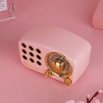 R919 Retro Bluetooth Speaker Portable FM Radio with Loud Volume Strong Bass Enhancement TF Card MP3 Player