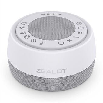 ZEALOT Z5 Portable Wireless Bluetooth Speaker White Noise Sleep Speaker with Night Light, Support TF Card / Voice Call
