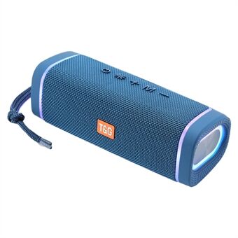 T&G TG375 Wireless Bluetooth Speaker Portable Sound Column with RGB Lighting TWS Stereo Subwoofer FM Radio Boom Box