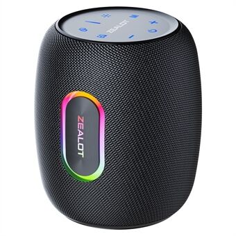 ZEALOT S64 50W Portable Wireless Speaker Outdoor Bluetooth Stereo Music Subwoofer with RGB Light