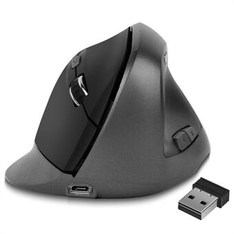 2.4Ghz Wireless Gaming Mouse Vertical Optical Mouse Rechargeable Ergonomic Mice for Computer, PC