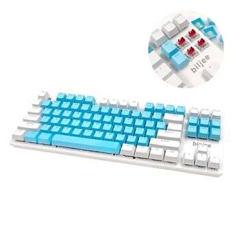 BIOJEE B87 Wired Mechanical Keyboard 87 Keys Gaming Keyboard Brown Switch Keyboard with Backlit for E