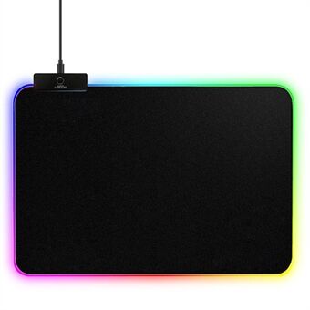 350x250x3mm RGB Gaming Mouse Pad USB Colorful LED Light Cool Mouse Mat