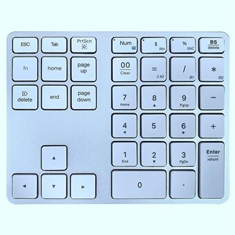 MC-308DM Bluetooth/2.4G Wireless Mini Numeric Keyboard 35 Keys Computer Laptop Keypad