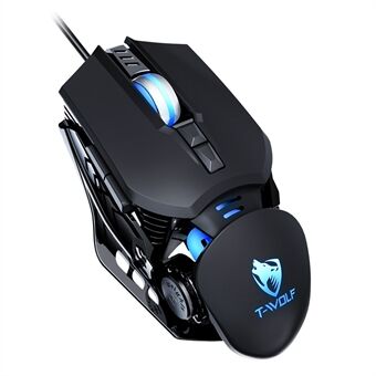 T-WOLF G530 Wired Mouse Colorful Luminous Gaming Mouse USB Port