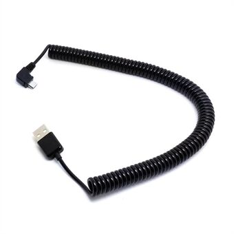 3m Right Angled USB 2.0 Male to Micro USB Port Cable for Tablet PC & Cell Phone