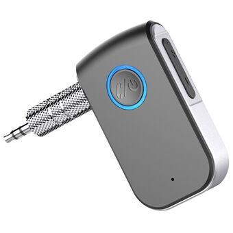 A16 In-Line Car Bluetooth Hands-Free Wireless Audio Receiver Upgrade Cordless Speaker Compatible with 3.5mm Audio Port Devices
