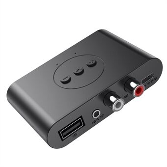 B21 Bluetooth 5.0 Audio Receiver U-Disk RCA 3.5mm AUX Jack Stereo Music Adapter