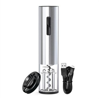KLT KP3-362003 Kitchen Rechargeable Electric Red Wine Bottle Opener with Foil Cutter Tool