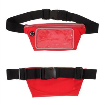 Waterproof Running Belt Waist Bag Fitness Workout Belt with Touch Screen Cover for 6.5-inch Smartphone