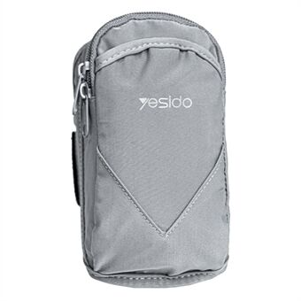 YESIDO WB12 Nylon+Lycra+TPU Sports Armband Pouch Arm Bag Outdoor Carrying Bag for Cell Phone, Coin, Cash