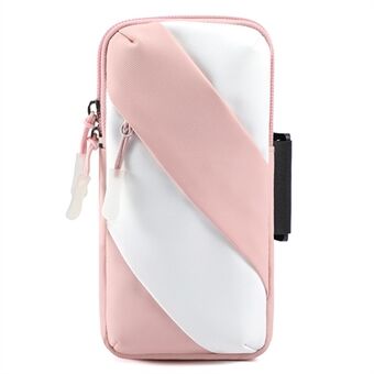 Oxford Fabric + Polyester Armband Phone Bag Lightweight Cell Phones Pouch for Outdoor Cycling