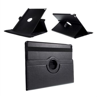 360 Rotation Smart Leather Tablet Case for iPad Pro 12.9 inch - Black