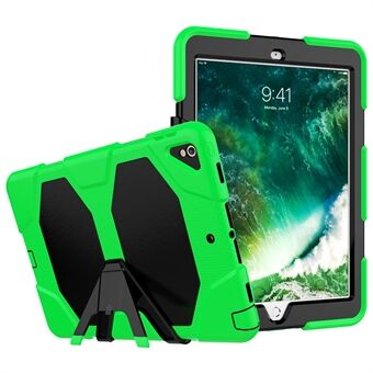 For iPad Air 10.5 inch (2019) / iPad Pro 10.5-inch (2017) Rugged Protective Tablet Case Shockproof PC + Silicone Kickstand  Cover