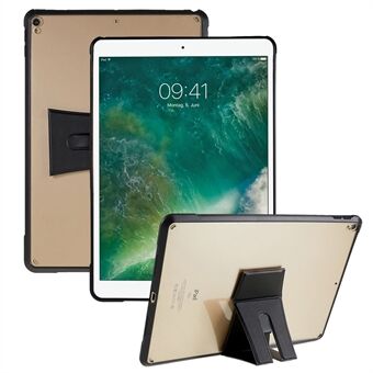 For iPad Air 10.5 inch (2019) / Pro 10.5-inch (2017) TPU + Acrylic Tablet Case Leather Kickstand Transparent Cover