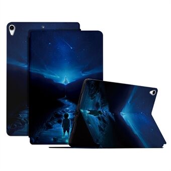 For iPad Pro 10.5-inch (2017) / Air 10.5 inch (2019) PU Leather Case with Stand Pattern Printed Shockproof Tablet Cover