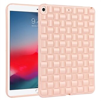 For iPad Air 10.5 inch (2019) Flexible Soft TPU Protective Cover Woven Texture Anti-Slip Tablet Case