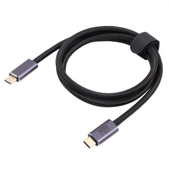 USB C Data Cable 20Gbps Fast Transmission Cord 100W PD Fast Charge 4K Video Output Nylon Braided Cord, 0.5m